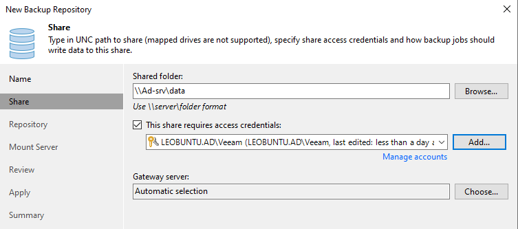 image-12 Tuto : Faire sa première back-up avec Veeam Backup & Replication
