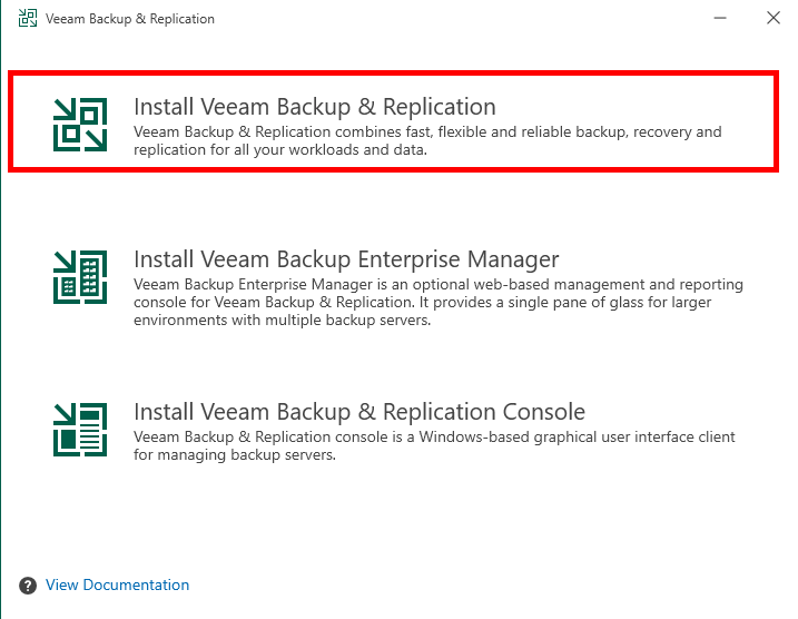 veeam2 Tuto : Faire sa première back-up avec Veeam Backup & Replication